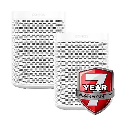 Kaufen Sonos One SL Kabelloser Multiroom-Lautsprecher Weiß 7 Jahre Garantie Doppelpack • 336.76€