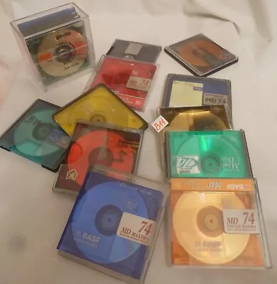 Kaufen 15 Verschiedene MD´s - Grün, Gelb, Blau - BASF  Minidisc; MiniDisk (B11) • 6.50€