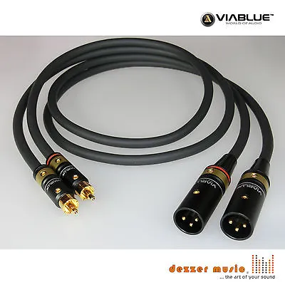 Kaufen ViaBlue 2x 0,3m Adapterkabel NF-S1 T6s / XLR Cinch Male / High End…mit Bestnote • 161.90€
