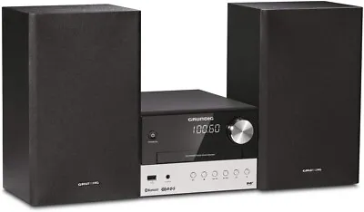 Kaufen Grundig CMS 3000 Kompaktanlage, Digitalradio (DAB), Bluetooth, Schwarz/Silber • 94.99€