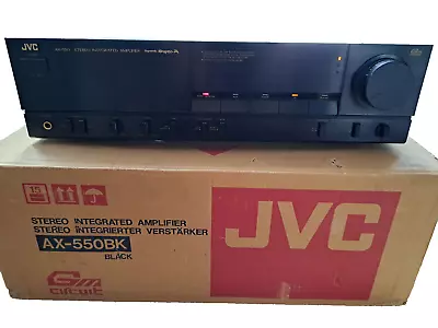 Kaufen JVC AX-550BK Stereo Verstärker In Originalverpackung - HiFi Der 80er - Sehr Gut • 149€