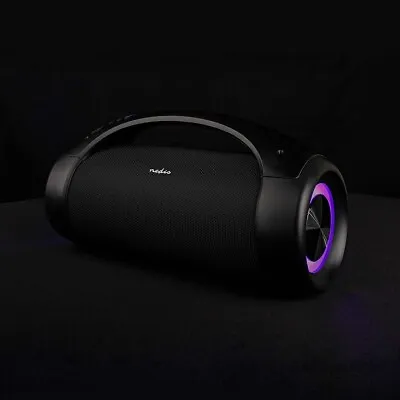 Kaufen Party Boombox Stereo 2.0 50W Bluetooth Lautsprecher Box Aux USB Beleuchtet RGB • 79.90€