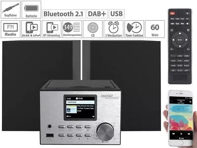 Kaufen Auvisio IRS-500.mini Micro-Stereoanlage Mit Webradio, DAB+, FM, CD, Bluetooth, • 144.90€
