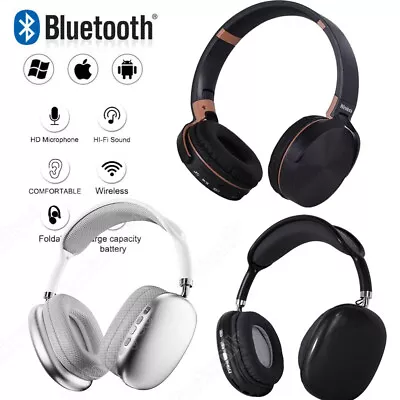 Kaufen Over Ear Kopfhörer Kabellos Headset HiFi Sound Musik Stereo Headphones Bluetooth • 12.99€