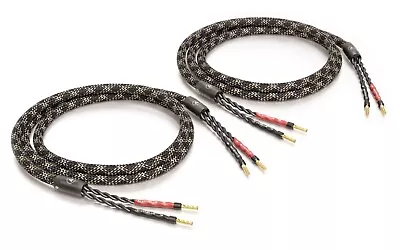 Kaufen ✅Viablue SC-4 Silver / HighEnd Speaker-Kabel Single-wiring / Crimped / Cobra✅ • 299.99€