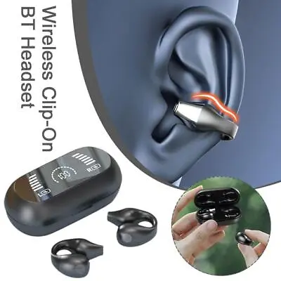 Kaufen Kopfhörer Bluetooth Ohrclip Auf Ohrring Wireless Kopfhörer 2023UK Köpfe Z2B4 • 15.21€