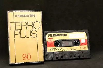 Kaufen 1x MC Kassette Permaton Ferro Plus 90 / Typ 1 I / Mod. 1978 / Audiokassetten • 5.90€