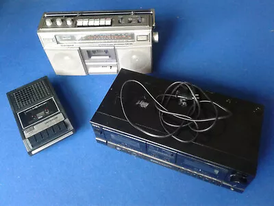 Kaufen Vintage Tapedeck / Kassettenrekorder / Boombox (Aiwa, Telefunken, Universum) • 1.99€