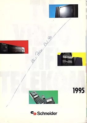 Kaufen Schneider Original Prospekt / Katalog   TV/Video/HiFi/Telekom 1995 • 7.50€