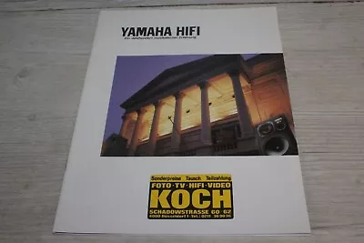 Kaufen YAMAHA HIFI AUDIO PRODUKTKATALOG Von 1989 • 14.90€