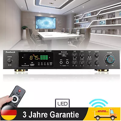 Kaufen HiFi Verstärker 5 Kanal Digital FM USB Stereo Amplifier Bluetooth Vollverstärker • 80€