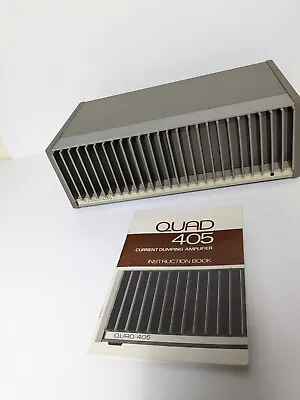 Kaufen QUAD 405 Strom Dumping Hi-Fi Endstufe Audiophile UK Hergestellt Vintage 1970er • 263.02€