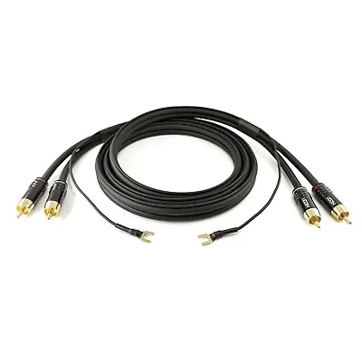 Kaufen Selected Cable 1m Plattenspielerkabel 0,35mm² OFC Mit Erdungsleitung SC81-K3-BLK • 88.90€