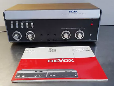 Kaufen Studer REVOX  A78 MKII Amplifier + Original Bedienungsanleitung 1971 - 1977 • 290€