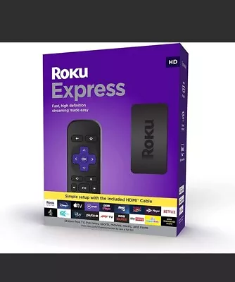 Kaufen TV Smart Stick, ROKU Express HD Streaming Media Player, Versiegelt/brandneu, Schwarz • 34.14€