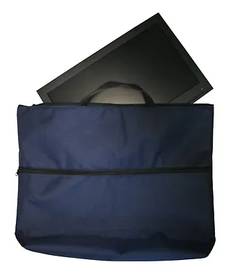 Kaufen Fleecefutter 22  Wohnwagen Camping TV Monitor Speicher & Carry Bag Case In Blau • 24.13€