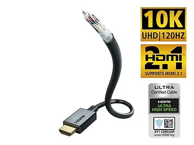 Kaufen Inakustik Star HDMI Kabel 2.1 Mit 48 Gpbs 10K 120 Hz HDCP 2.3 / 1,5m • 22.90€