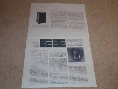 Kaufen Ess AMT-5 Lautsprecher Review, 1974,2 Seiten, Voll Test, Heil Air • 8.70€