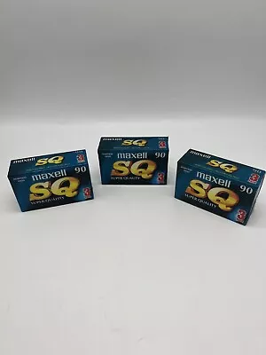 Kaufen 3 X 3er-Pack 9stk Maxell SQ 90 MC Kassetten Tape NEU Und OVP ! • 35.90€