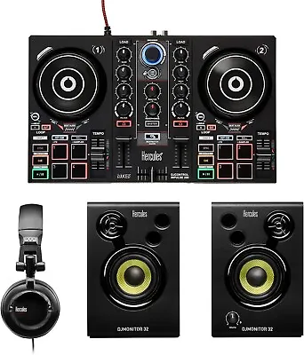 Kaufen Hercules DJLernset Kit Deck DJ Controller Lautsprecher Kopfhörer 4780900 • 204€