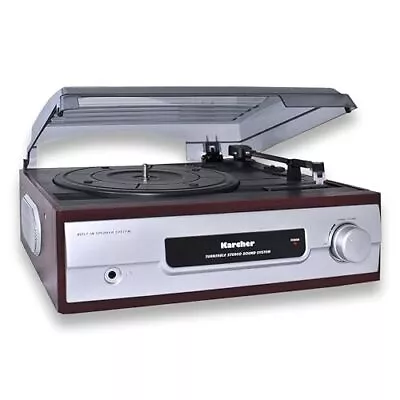Kaufen Karcher Plattenspieler Mit Eingebauten Stereo-Lautsprechern, Vinyl Schallplat... • 58.62€