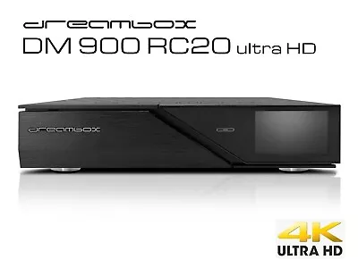 Kaufen Dreambox DM900 RC20 UHD 4K 2x DVB-S2X / 1x DVB-C/T2 Triple MS Tuner E2 Linux PVR • 349€