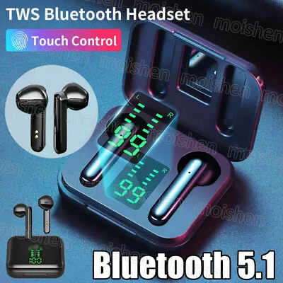 Kaufen ❇️ TWS Kopfhörer Bluetooth 5,1 9D Touch Control In-Ear Ohrhörer Wireless Headset • 14.90€