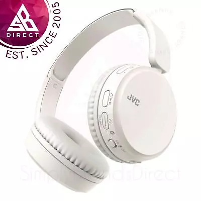 Kaufen JVC HAS36W-W Leistungsstarker Tiefer Bass Kabelloser Bluetooth On Ear Kopfhörer │leicht • 39.34€
