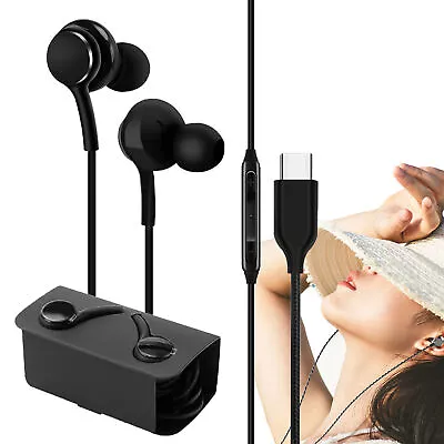 Kaufen Typ-C-Kopfhörer Mit Kabel, Hi-Fi-Stereo-Sound, Geräuschunterdrückung Für Sam • 10.89€