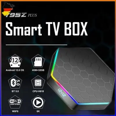 Kaufen 2023 Smart TV BOX 4+32GB 5G 6K HD Android 12.0 WIFI6 HDMI Quad Core Media Player • 49.98€