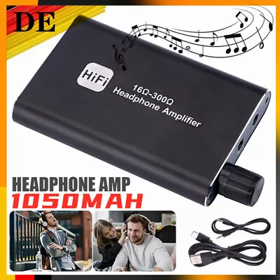 Kaufen Mini HIFI Kopfhörer Verstärker Portable Kopfhörer AMP 3.5mm Mit Audio USB Kabel • 19.99€