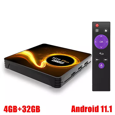 Kaufen Neu Smart TV BOX 4GB+32GB Android 11.1 4-Core WIFI Netzwerk Media Player DE 2023 • 34.88€