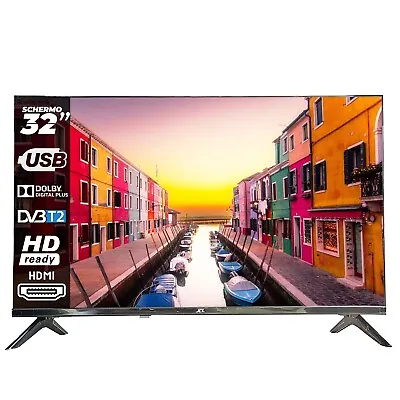 Kaufen JCL 32HDDTV LED TV 32   HD Ready Dvb / S2 HDMI USB 60Hz Dolby Sound Vesa • 137.14€