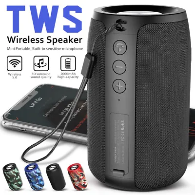 Kaufen Tragbarer Bluetooth Lautsprecher Subwoofer Musicbox Stereo Mit Freisprechanrufe • 21.50€