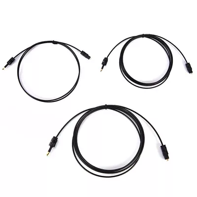 Kaufen Black Audio Cable TOSlink Plug To MINI-TOSLink OPTICAL 3.5mm Jack 0.5-hf • 6.88€