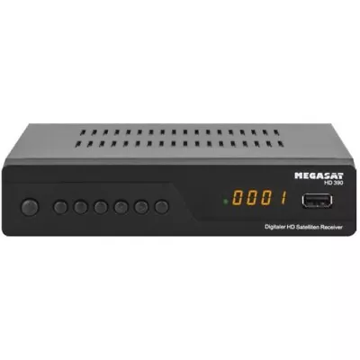 Kaufen Megasat HD 390 DVB-S2 Sat-Receiver Set-Top-Box HDTV HDMI USB Unicable Schwarz • 43.90€