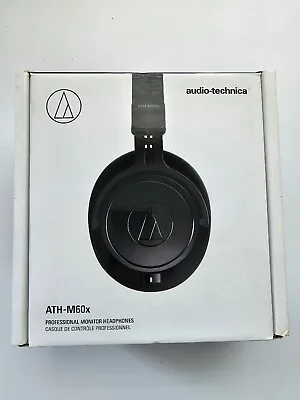 Kaufen Audio-Technica ATH-M60X Kopfhörer Komfort On-Ear Kabel Adapter Tasche Schwarz • 120€
