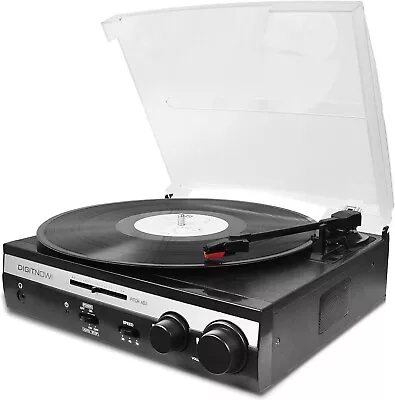 Kaufen DIGITNOW! 3 Geschwindigkeiten Variable Tonhöhe Slider Schallplatte Plattenspieler Eingebauter Lautsprecher M401 • 43.10€