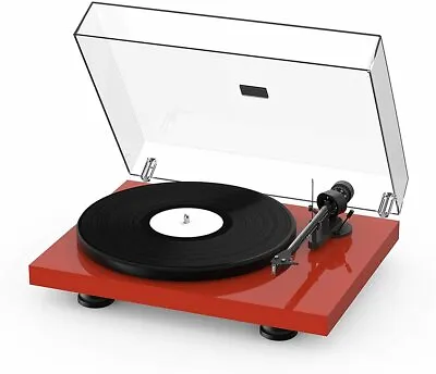 Kaufen Pro-Ject Plattenspieler Debut Carbon EVO Hochglanz Rot Incl Ortofon 2M Red • 599€