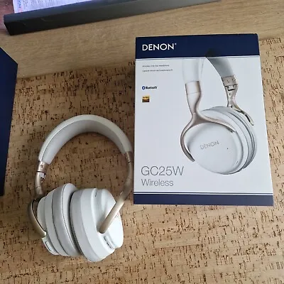 Kaufen Denon AH-GC25W Over Ear-Kopfhörer Bluetooth Wireless - Weiß • 95€