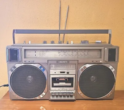 Kaufen CROWN CSC-950L Ghettoblaster Vintage Radio Kassettenrekorder  Stereo CSC 950L • 228€