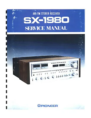 Kaufen Service Manual-Anleitung Für Pioneer SX-1980 , 118 Seiten • 17€