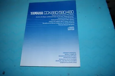 Kaufen Yamaha CDX 880 / 580 / 480  Manual (Multi Language)  • 29.50€