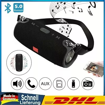 Kaufen 40W Tragbarer Wireless Bluetooth Lautsprecher Stereo Subwoofer SD Musicbox-DE!! • 29.99€