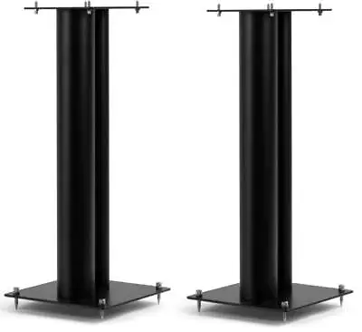 Kaufen NorStone Lautsprecherständer Stylum 2 Schwarz Matt 60cm Paar Speaker Stand • 129€