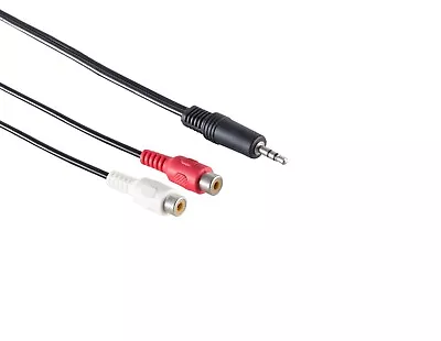 Kaufen Klinke Auf Cinch Stereo 3,5mm Klinken-Stecker - 2xCinch-Kupplung RCA 0,2m - 1,5m • 3.49€