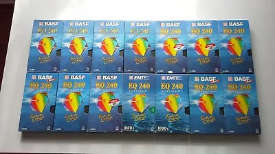 Kaufen 14 X VHS Video Kassette E–240, Leerkassette In BASF-Hüllen Extra Quality • 21€