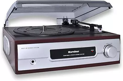 Kaufen Karcher Plattenspieler Mit Eingebauten Stereo-Lautsprechern, Vinyl Schallplatten • 54.48€