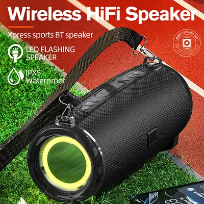 Kaufen Tragbarer Wireless Bluetooth Lautsprecher Subwoofer SD Musicbox Stereo FM Radio • 26.99€