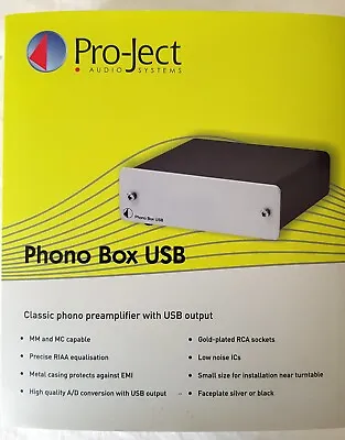 Kaufen Pro-Ject  Phono Box USB  (schwarz) • 88€